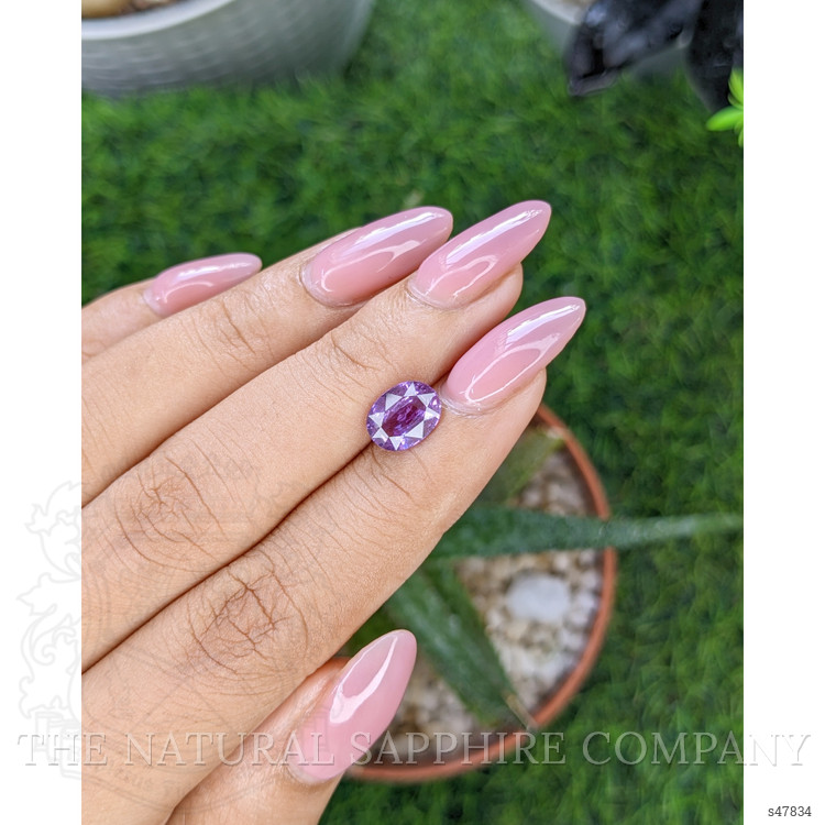 2.03 Ct. Purple Sapphire from Madagascar