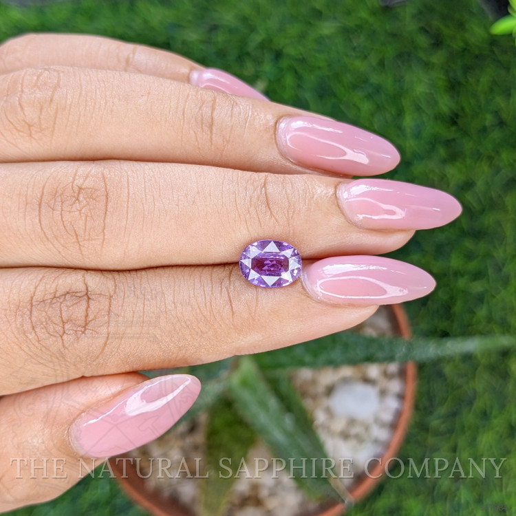 2.03 Ct. Purple Sapphire from Madagascar