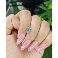 1.51 Ct. Blue Sapphire from Madagascar Life Style