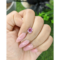 1.56 Ct. Purplish Pink Sapphire from Madagascar Life Style