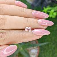 1.07 Ct. Peach Sapphire from Madagascar Life Style