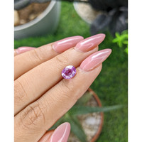 2.04 Ct. Pinkish Purple Sapphire from Madagascar Life Style
