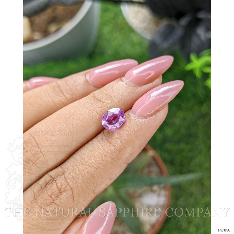 2.04 Ct. Pinkish Purple Sapphire from Madagascar