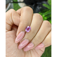 2.04 Ct. Pinkish Purple Sapphire from Madagascar Life Style