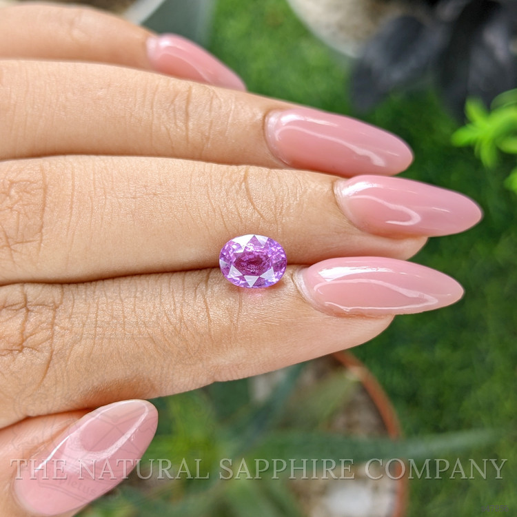2.04 Ct. Pinkish Purple Sapphire from Madagascar