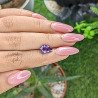 2.04 Ct. Purple Sapphire from Madagascar Life Style