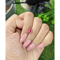 2.02 Ct. Reddish Pink Sapphire from Madagascar Life Style