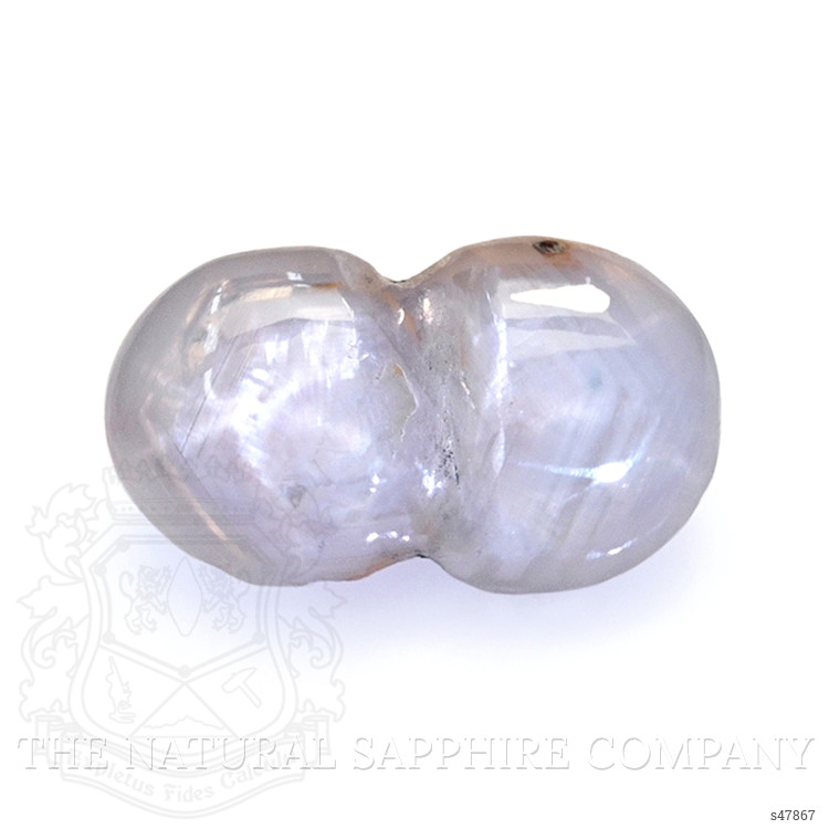 2.14 Ct. Bluish Grey Star Sapphire from Ceylon (Sri Lanka)