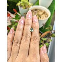 1.20 Ct. Green Sapphire from Ceylon (Sri Lanka) Life Style
