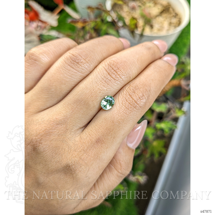 1.20 Ct. Green Sapphire from Ceylon (Sri Lanka)