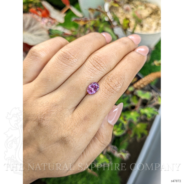 1.81 Ct. Purplish Pink Sapphire from Ceylon (Sri Lanka)