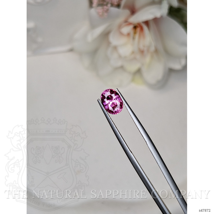 1.81 Ct. Purplish Pink Sapphire from Ceylon (Sri Lanka)
