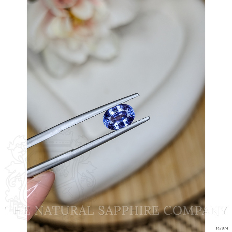 1.37 Ct. Violet Sapphire from Ceylon (Sri Lanka)