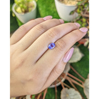 1.55 Ct. Violet Sapphire from Ceylon (Sri Lanka) Life Style