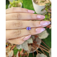 1.55 Ct. Violet Sapphire from Ceylon (Sri Lanka) Life Style