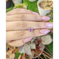 1.57 Ct. Purplish Pink Sapphire from Ceylon (Sri Lanka) Life Style