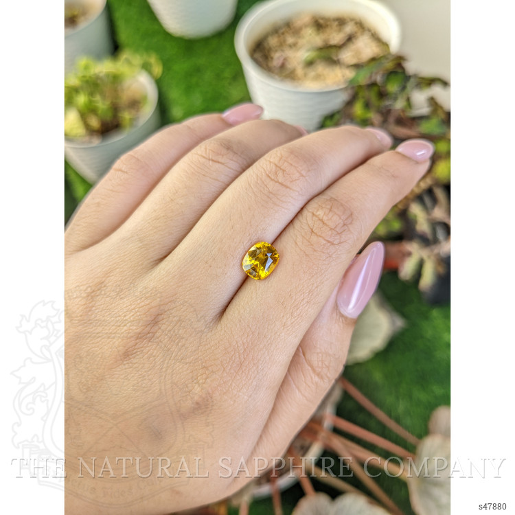 2.16 Ct. Yellow Sapphire from Ceylon (Sri Lanka)
