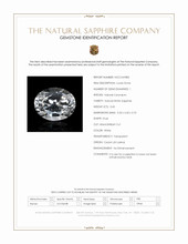 0.45 Ct. White Sapphire from Ceylon (Sri Lanka) Scan Report