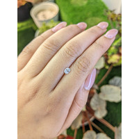 0.45 Ct. White Sapphire from Ceylon (Sri Lanka) Life Style