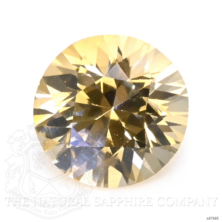 0.60 Ct. Yellow Sapphire from Ceylon (Sri Lanka)