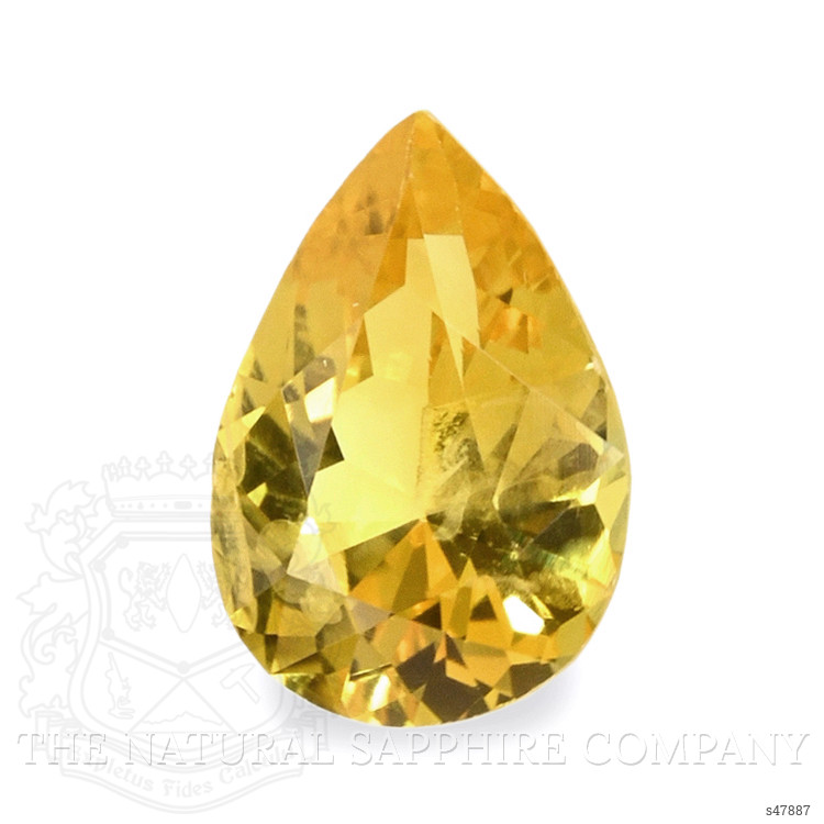 0.73 Ct. Yellow Sapphire from Ceylon (Sri Lanka)