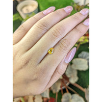 0.73 Ct. Yellow Sapphire from Ceylon (Sri Lanka) Life Style