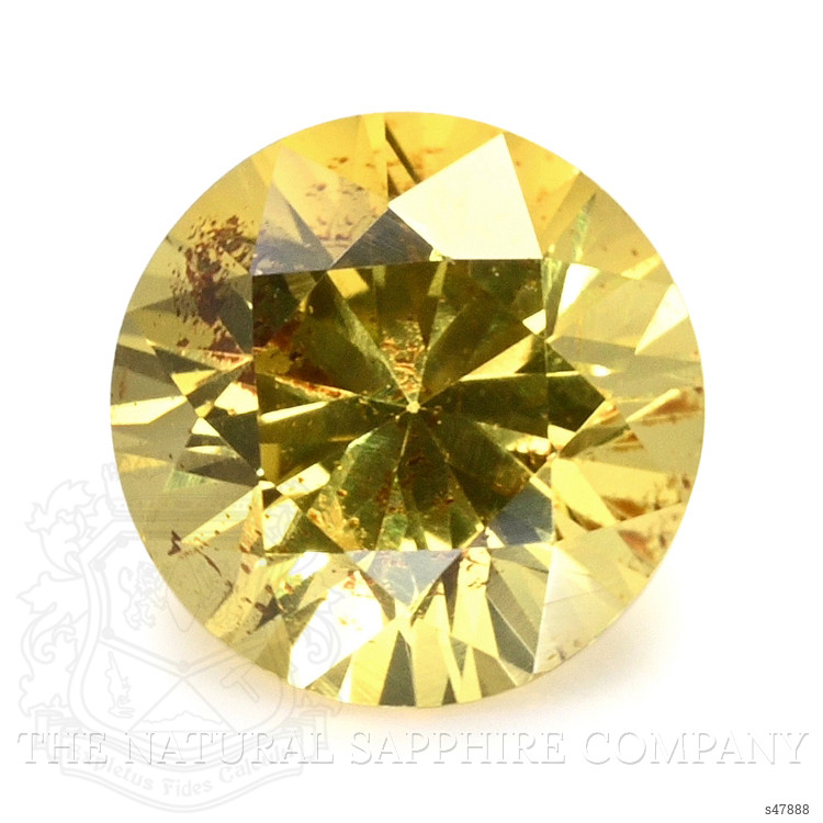 0.85 Ct. Yellow Sapphire from Ceylon (Sri Lanka)