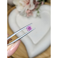 0.58 Ct. Purplish Pink Sapphire from Ceylon (Sri Lanka) Life Style