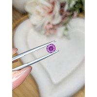 0.59 Ct. Pinkish Purple Sapphire from Ceylon (Sri Lanka) Life Style