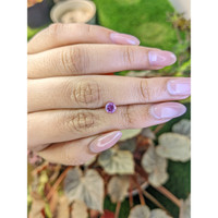 0.59 Ct. Pinkish Purple Sapphire from Ceylon (Sri Lanka) Life Style