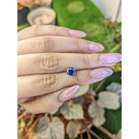 1.28 Ct. Blue Sapphire from Ceylon (Sri Lanka) Life Style