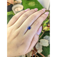 1.28 Ct. Blue Sapphire from Ceylon (Sri Lanka) Life Style