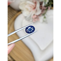 3.18 Ct. Blue Sapphire from Ceylon (Sri Lanka) Life Style