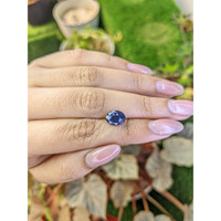 3.18 Ct. Blue Sapphire from Ceylon (Sri Lanka) Life Style