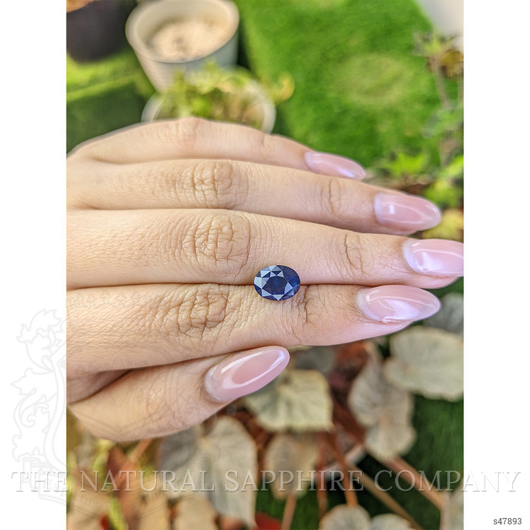 3.18 Ct. Blue Sapphire from Ceylon (Sri Lanka)