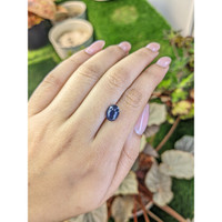 3.18 Ct. Blue Sapphire from Ceylon (Sri Lanka) Life Style