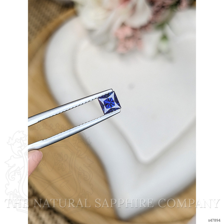 0.61 Ct. Blue Sapphire from Ceylon (Sri Lanka)