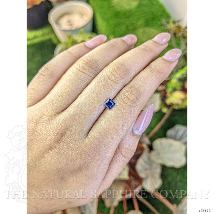 0.61 Ct. Blue Sapphire from Ceylon (Sri Lanka)