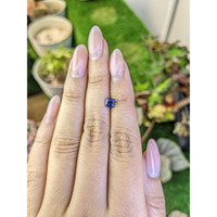 0.61 Ct. Blue Sapphire from Ceylon (Sri Lanka) Life Style
