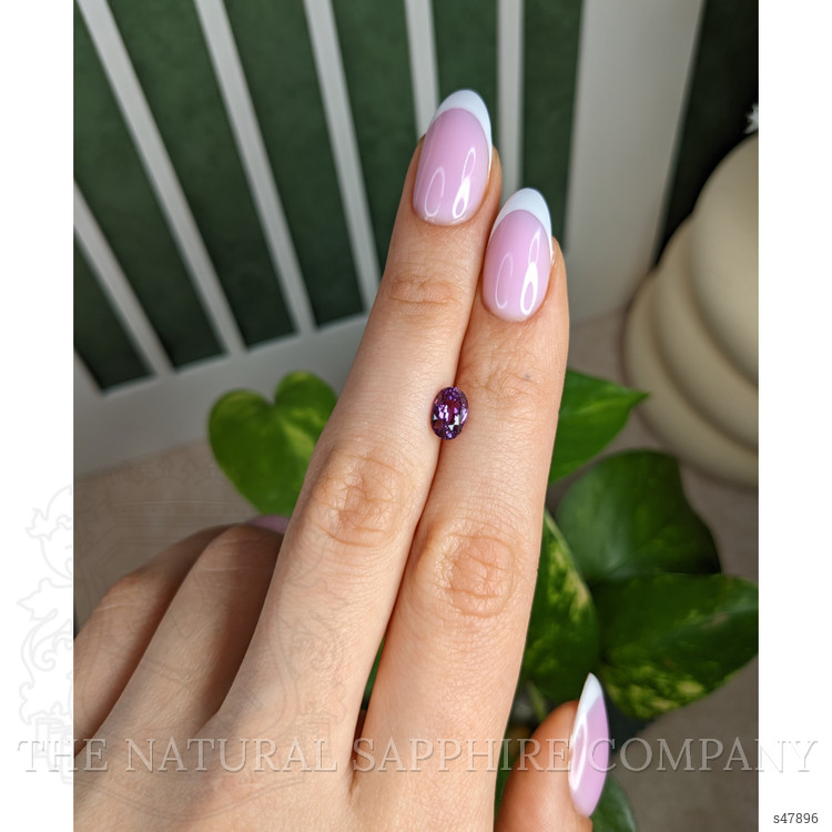 1.35 Ct. Pinkish Purple Sapphire from Madagascar