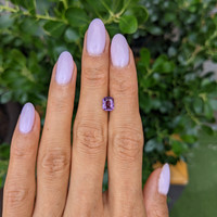 1.12 Ct. Purple Sapphire from Madagascar Life Style