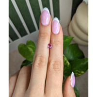 1.03 Ct. Purplish Pink Sapphire from Madagascar Life Style