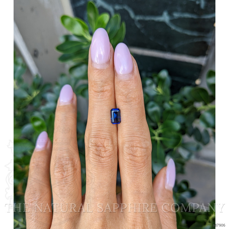 1.29 Ct. Blue Sapphire from Ceylon (Sri Lanka)