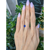1.11 Ct. Blue Sapphire from Ceylon (Sri Lanka) Life Style