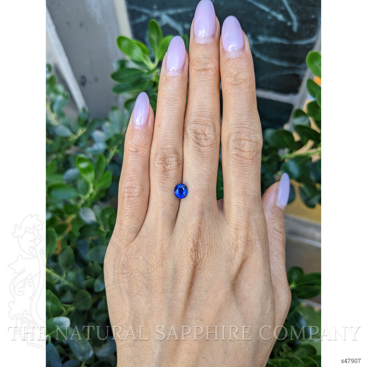 1.11 Ct. Blue Sapphire from Ceylon (Sri Lanka)