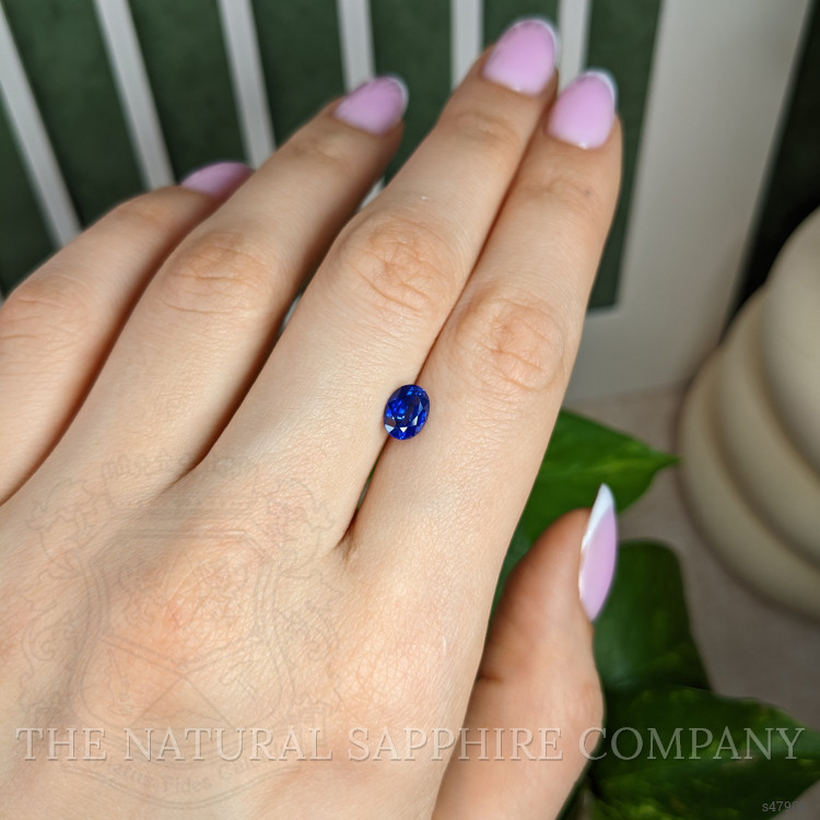 1.27 Ct. Blue Sapphire from Ceylon (Sri Lanka)