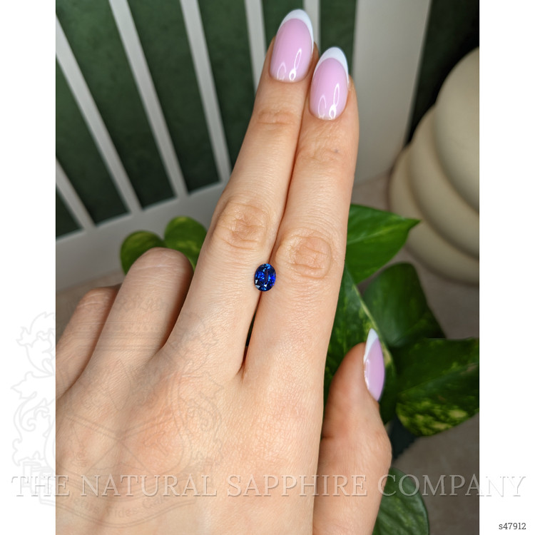 1.12 Ct. Blue Sapphire from Ceylon (Sri Lanka)