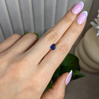 1.23 Ct. Blue Sapphire from Ceylon (Sri Lanka) Life Style