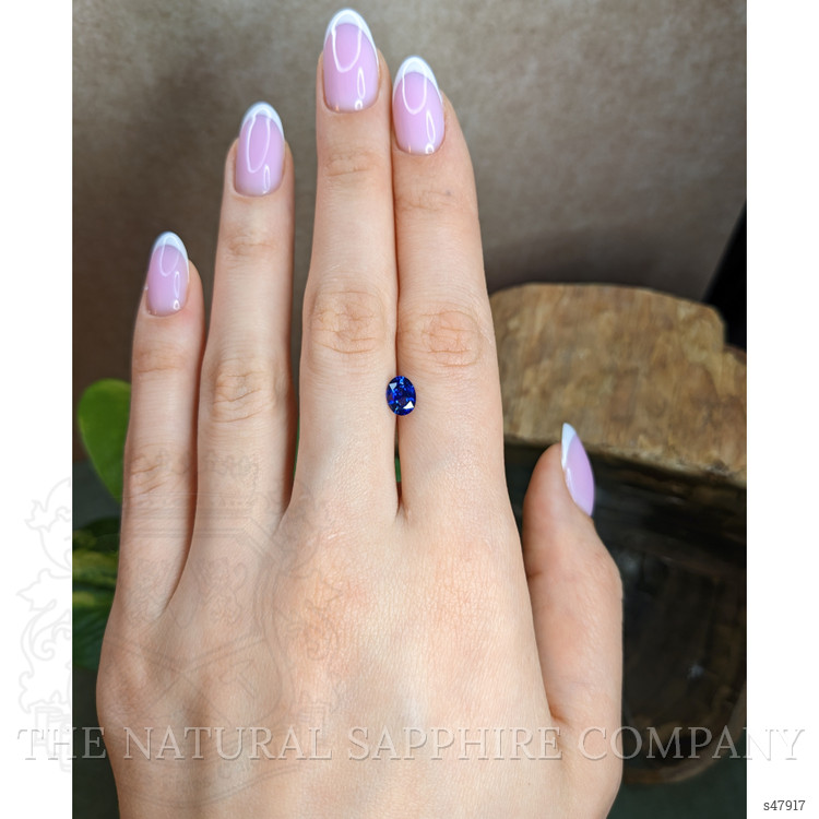 1.07 Ct. Blue Sapphire from Ceylon (Sri Lanka)