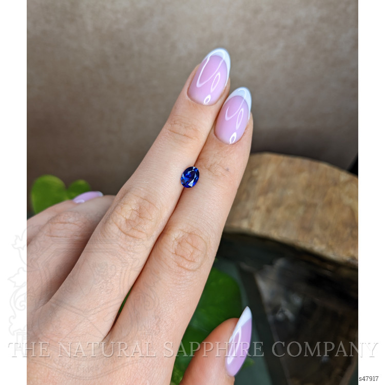 1.07 Ct. Blue Sapphire from Ceylon (Sri Lanka)